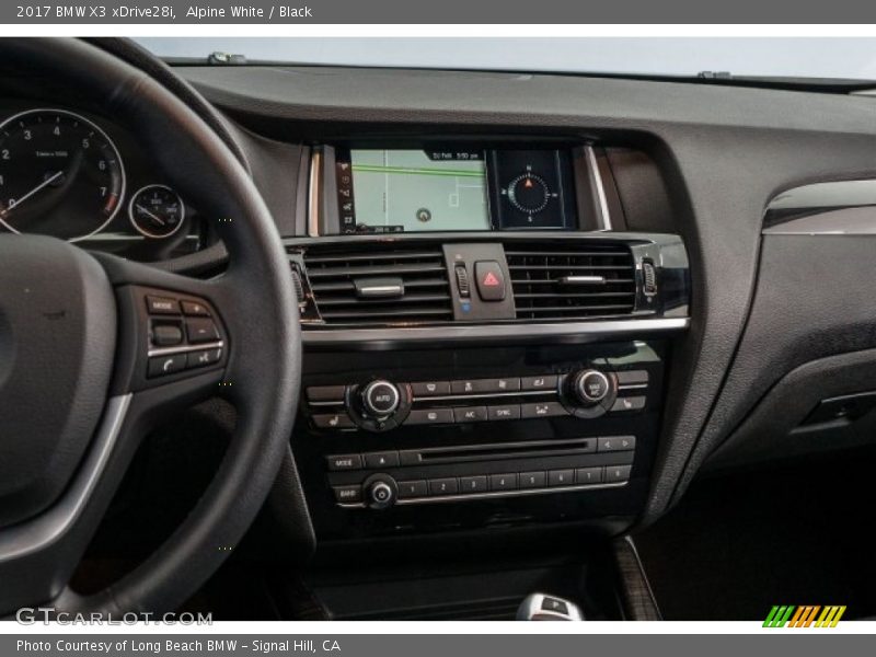 Alpine White / Black 2017 BMW X3 xDrive28i