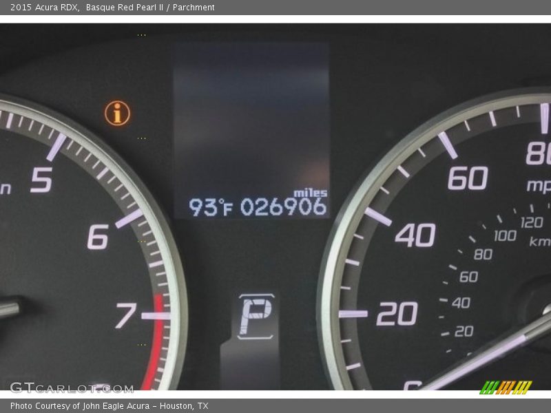 Basque Red Pearl II / Parchment 2015 Acura RDX