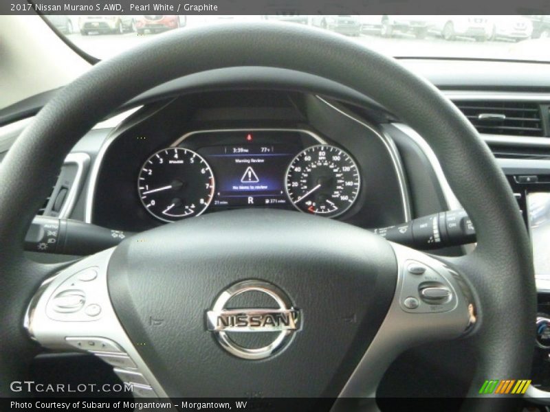 Pearl White / Graphite 2017 Nissan Murano S AWD