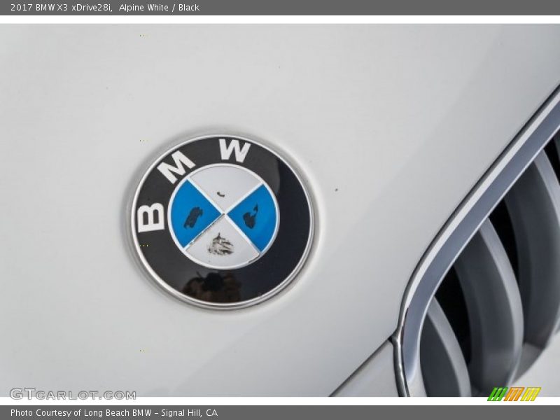 Alpine White / Black 2017 BMW X3 xDrive28i