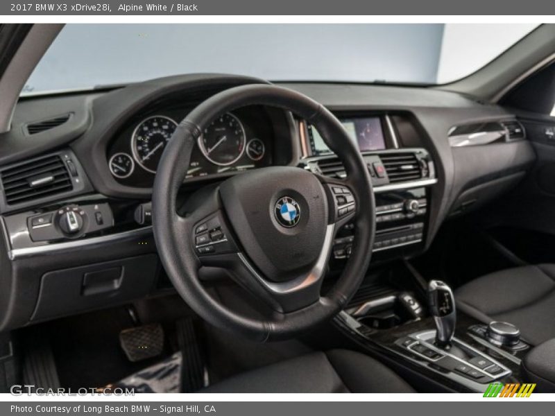 Alpine White / Black 2017 BMW X3 xDrive28i