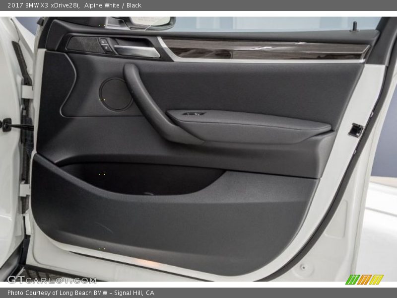 Alpine White / Black 2017 BMW X3 xDrive28i