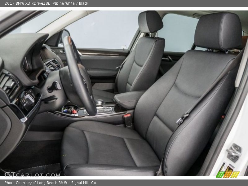 Alpine White / Black 2017 BMW X3 xDrive28i