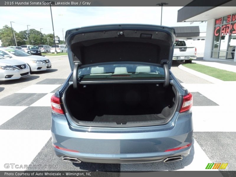 Lakeside Blue / Gray 2016 Hyundai Sonata Sport