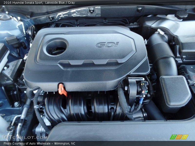 Lakeside Blue / Gray 2016 Hyundai Sonata Sport