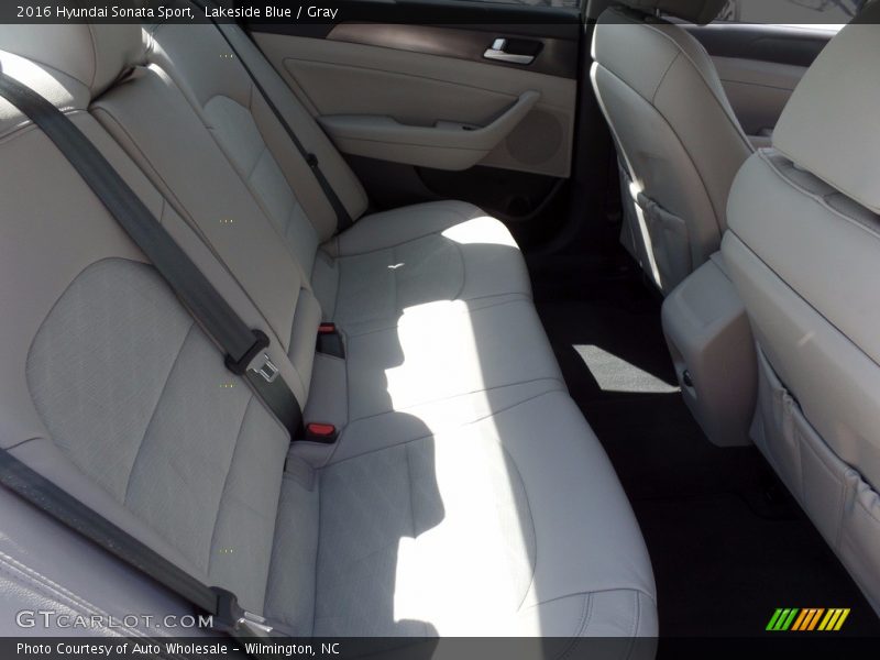 Lakeside Blue / Gray 2016 Hyundai Sonata Sport