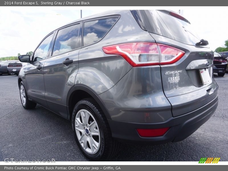 Sterling Gray / Charcoal Black 2014 Ford Escape S