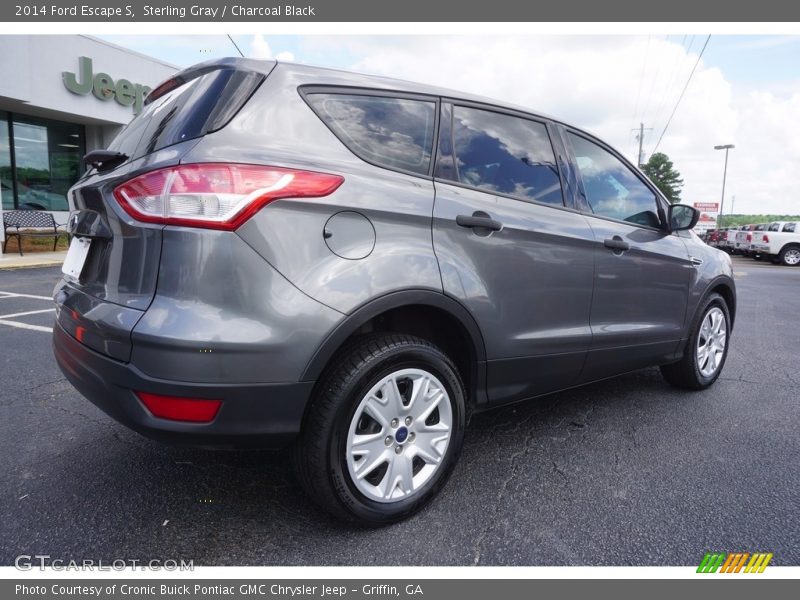 Sterling Gray / Charcoal Black 2014 Ford Escape S