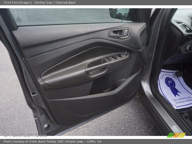 Sterling Gray / Charcoal Black 2014 Ford Escape S
