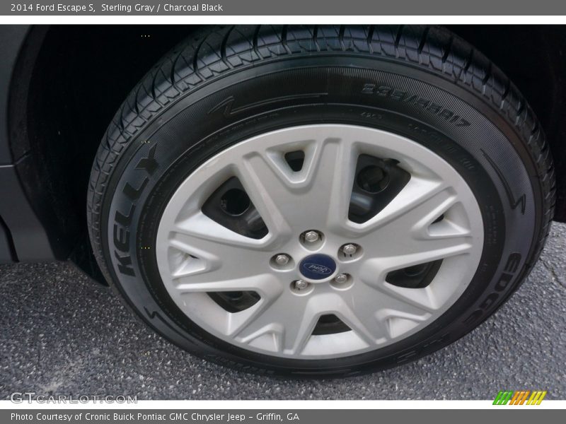 Sterling Gray / Charcoal Black 2014 Ford Escape S