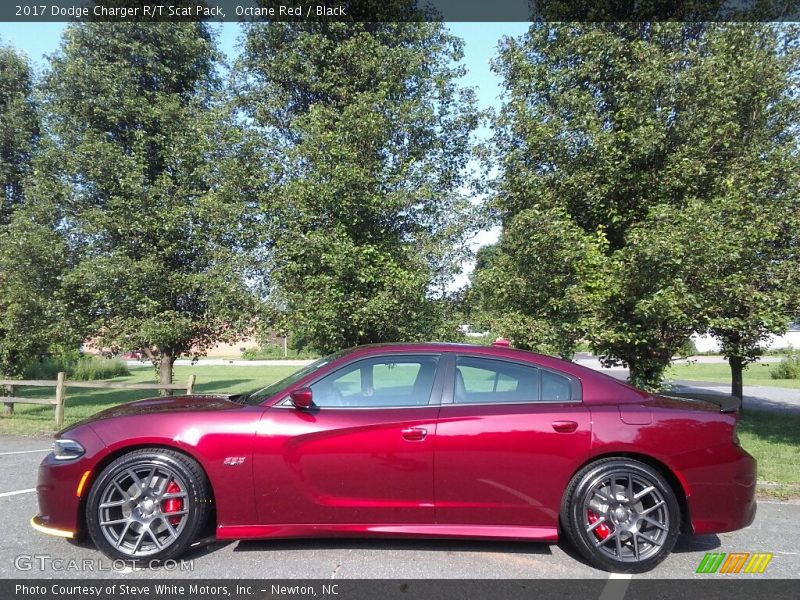 Octane Red / Black 2017 Dodge Charger R/T Scat Pack