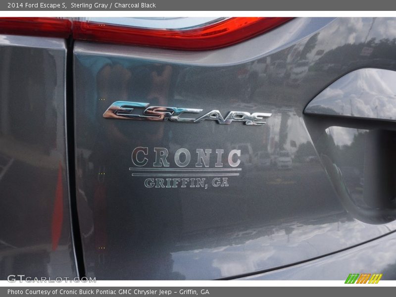 Sterling Gray / Charcoal Black 2014 Ford Escape S