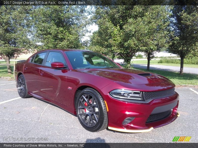 Octane Red / Black 2017 Dodge Charger R/T Scat Pack