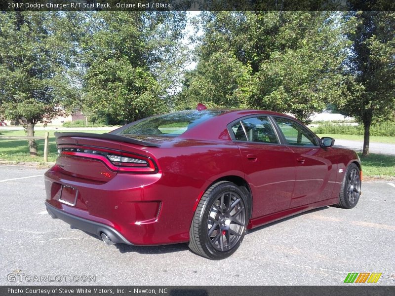 Octane Red / Black 2017 Dodge Charger R/T Scat Pack