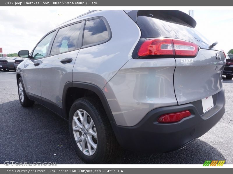 Billet Silver Metallic / Black 2017 Jeep Cherokee Sport