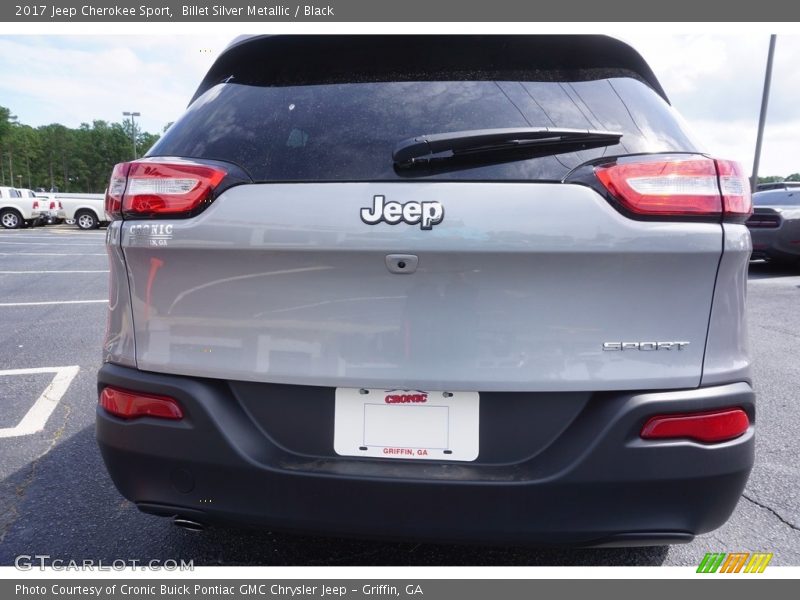 Billet Silver Metallic / Black 2017 Jeep Cherokee Sport
