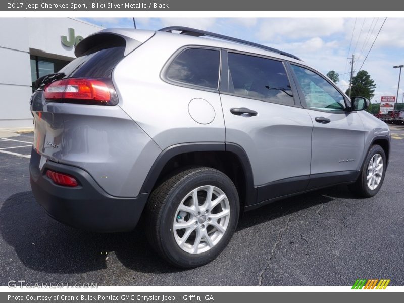Billet Silver Metallic / Black 2017 Jeep Cherokee Sport