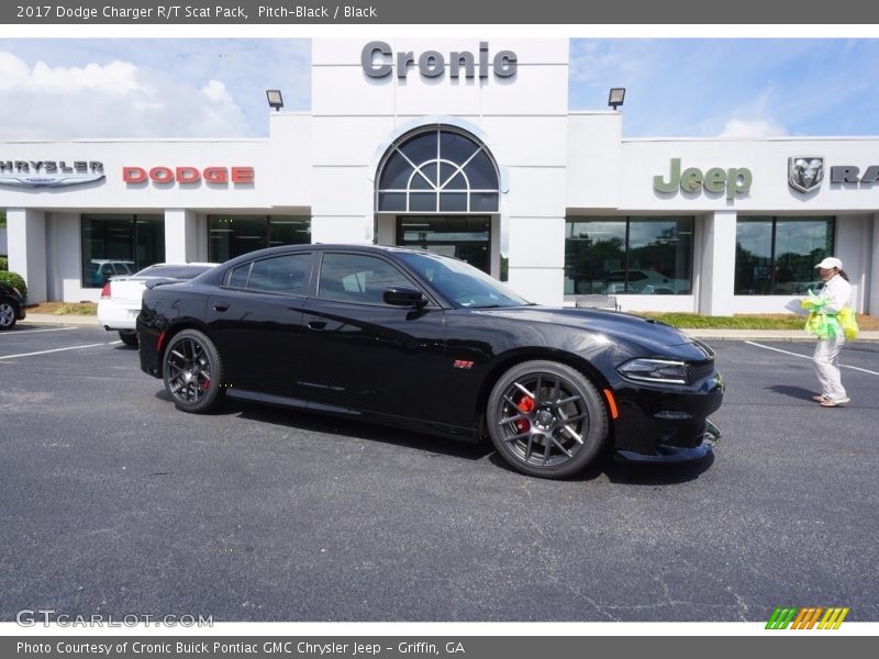 Pitch-Black / Black 2017 Dodge Charger R/T Scat Pack