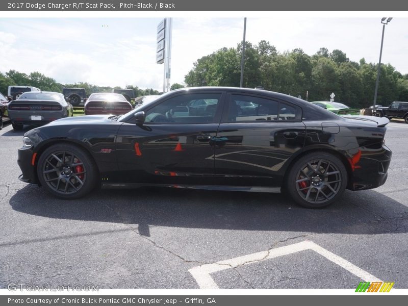 Pitch-Black / Black 2017 Dodge Charger R/T Scat Pack