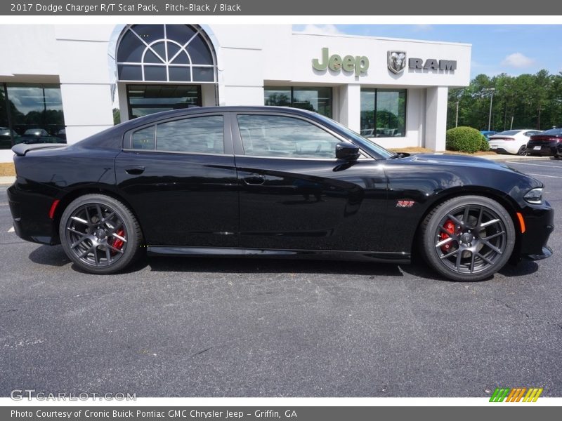 Pitch-Black / Black 2017 Dodge Charger R/T Scat Pack