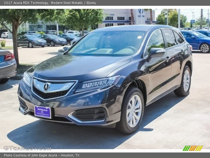 Modern Steel Metallic / Ebony 2017 Acura RDX Technology