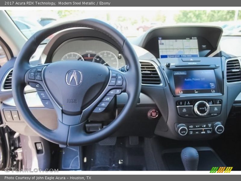 Modern Steel Metallic / Ebony 2017 Acura RDX Technology