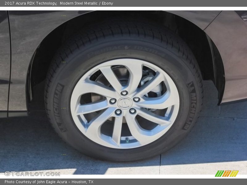 Modern Steel Metallic / Ebony 2017 Acura RDX Technology