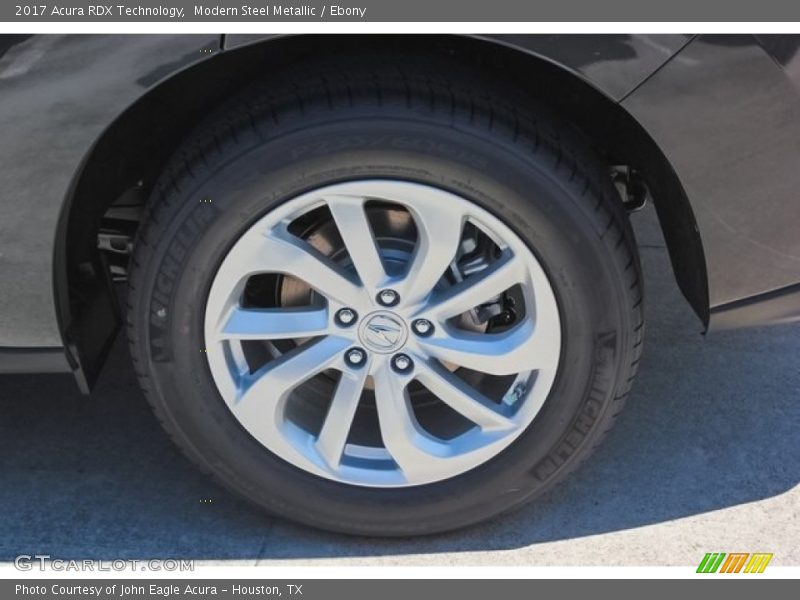 Modern Steel Metallic / Ebony 2017 Acura RDX Technology