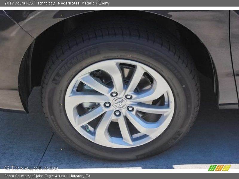 Modern Steel Metallic / Ebony 2017 Acura RDX Technology