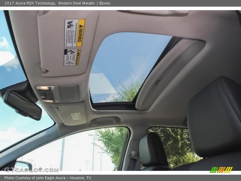 Modern Steel Metallic / Ebony 2017 Acura RDX Technology