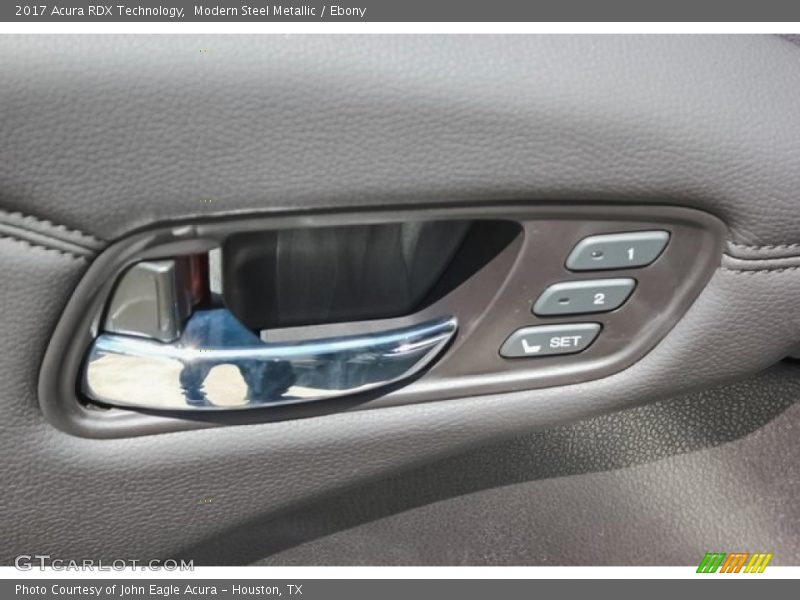 Modern Steel Metallic / Ebony 2017 Acura RDX Technology