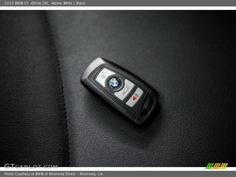 Alpine White / Black 2013 BMW X3 xDrive 28i