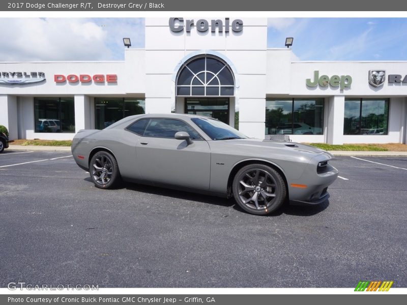 Destroyer Grey / Black 2017 Dodge Challenger R/T