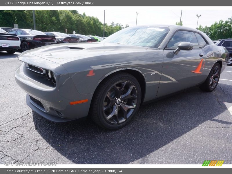 Destroyer Grey / Black 2017 Dodge Challenger R/T