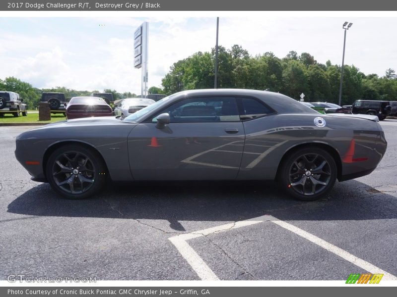 Destroyer Grey / Black 2017 Dodge Challenger R/T