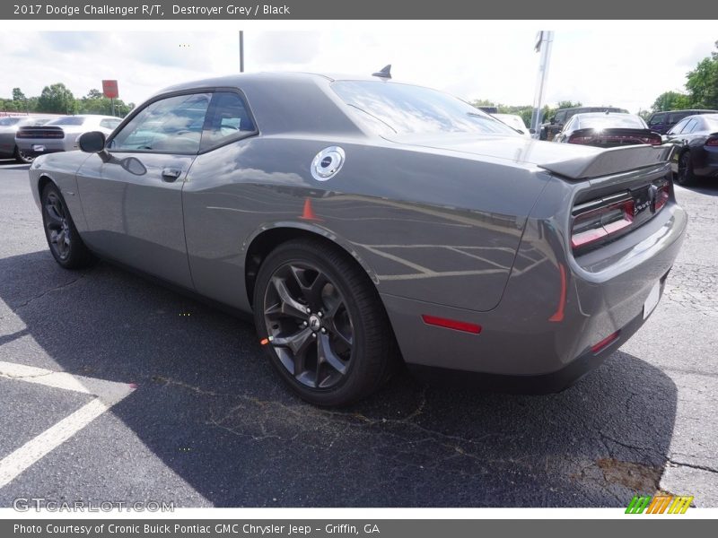 Destroyer Grey / Black 2017 Dodge Challenger R/T