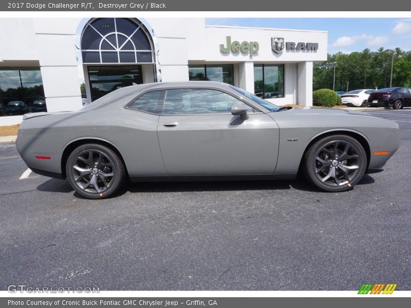 Destroyer Grey / Black 2017 Dodge Challenger R/T