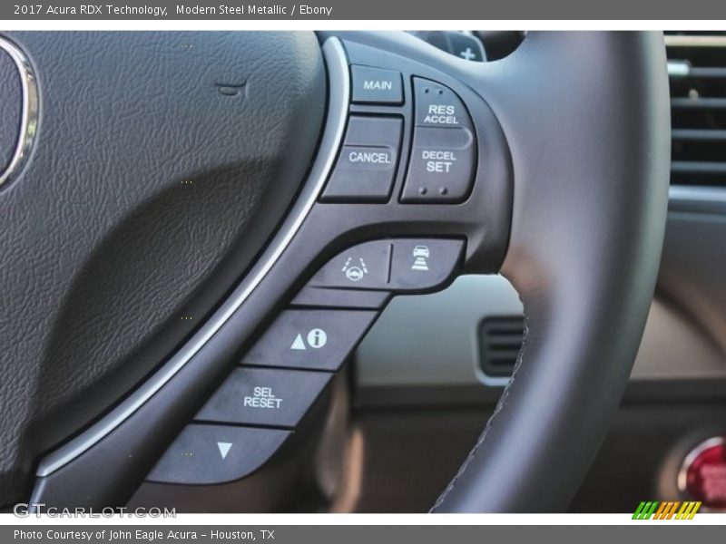 Modern Steel Metallic / Ebony 2017 Acura RDX Technology