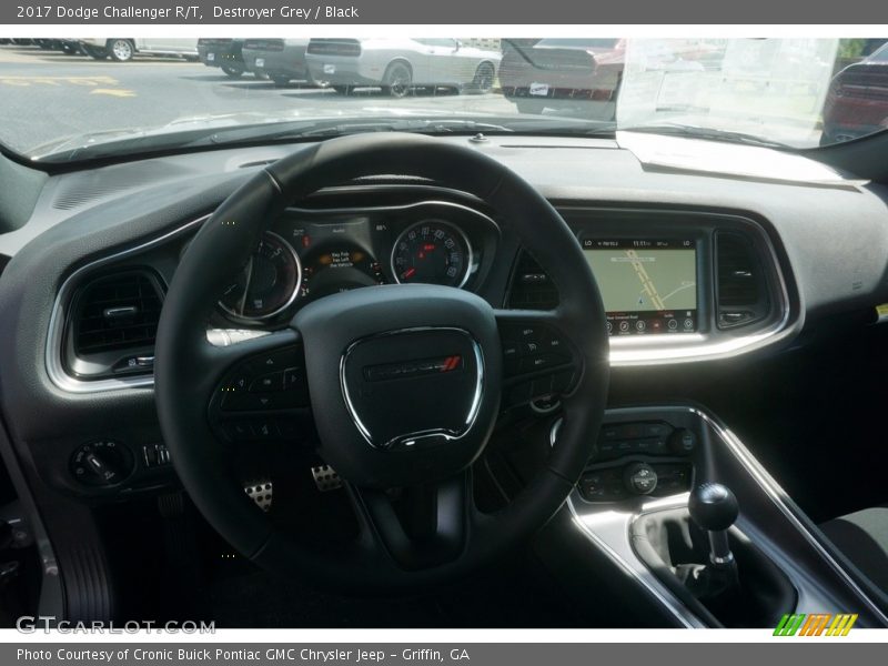 Destroyer Grey / Black 2017 Dodge Challenger R/T