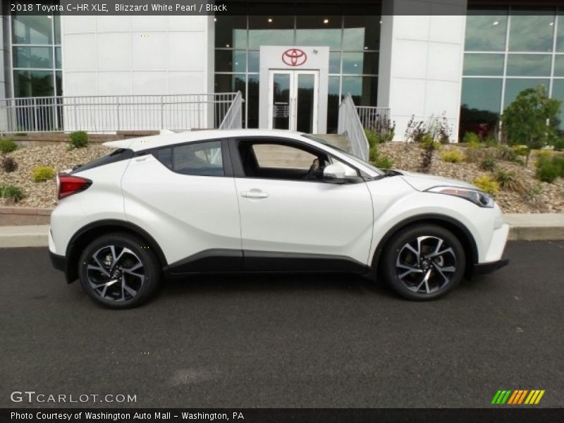 Blizzard White Pearl / Black 2018 Toyota C-HR XLE