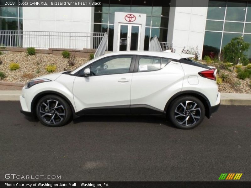 Blizzard White Pearl / Black 2018 Toyota C-HR XLE