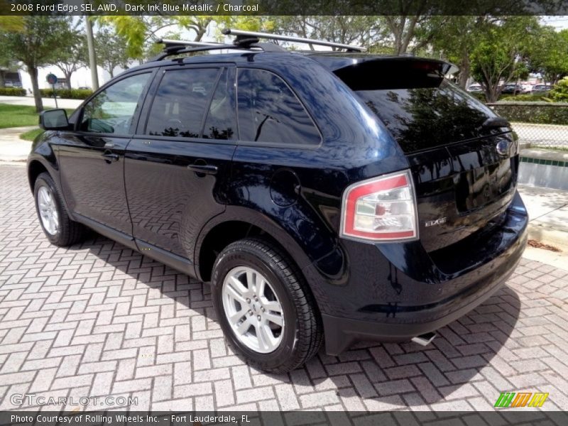Dark Ink Blue Metallic / Charcoal 2008 Ford Edge SEL AWD