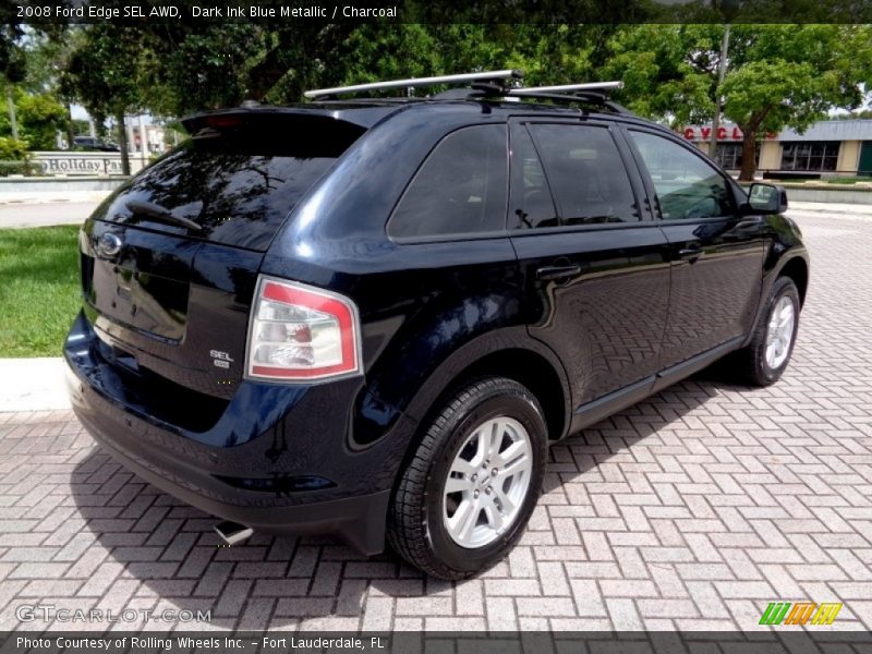 Dark Ink Blue Metallic / Charcoal 2008 Ford Edge SEL AWD
