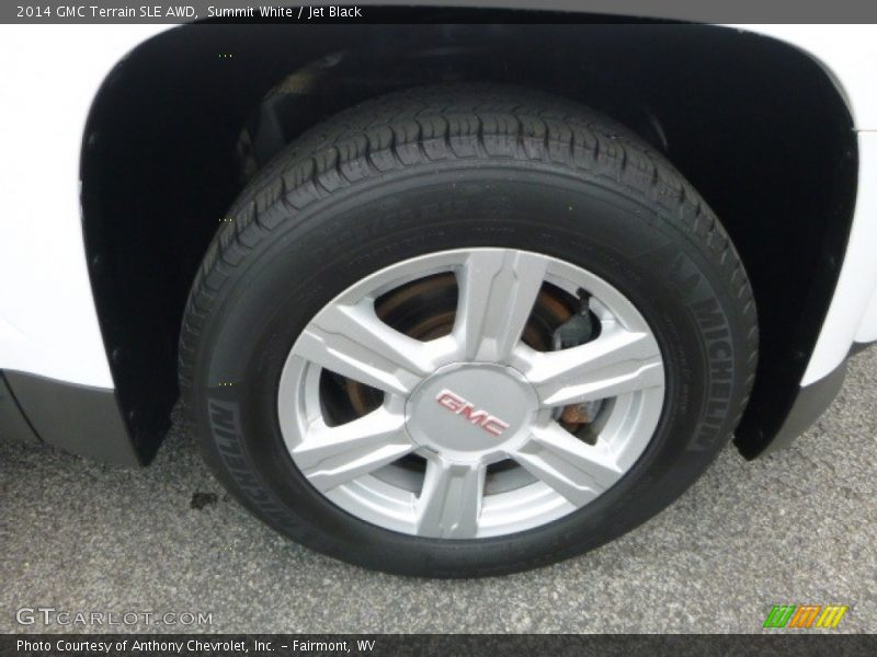 Summit White / Jet Black 2014 GMC Terrain SLE AWD