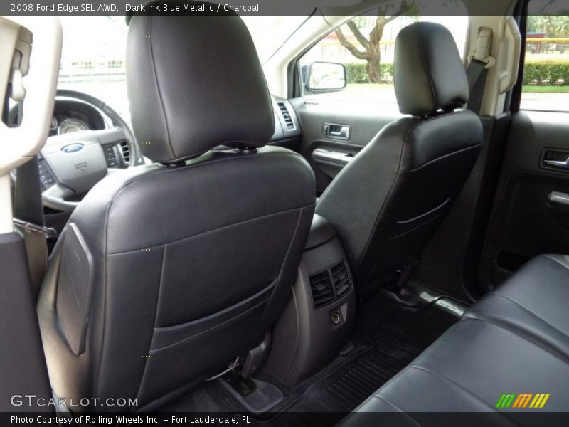 Dark Ink Blue Metallic / Charcoal 2008 Ford Edge SEL AWD