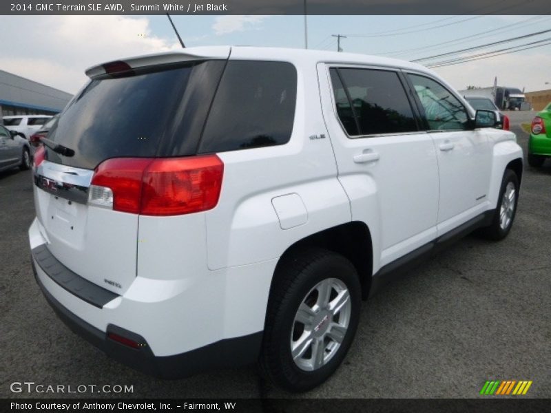 Summit White / Jet Black 2014 GMC Terrain SLE AWD