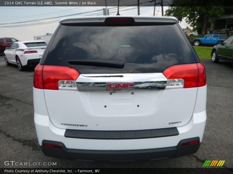 Summit White / Jet Black 2014 GMC Terrain SLE AWD