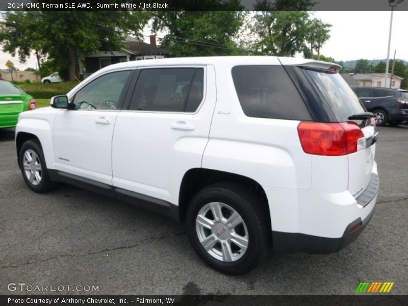 Summit White / Jet Black 2014 GMC Terrain SLE AWD