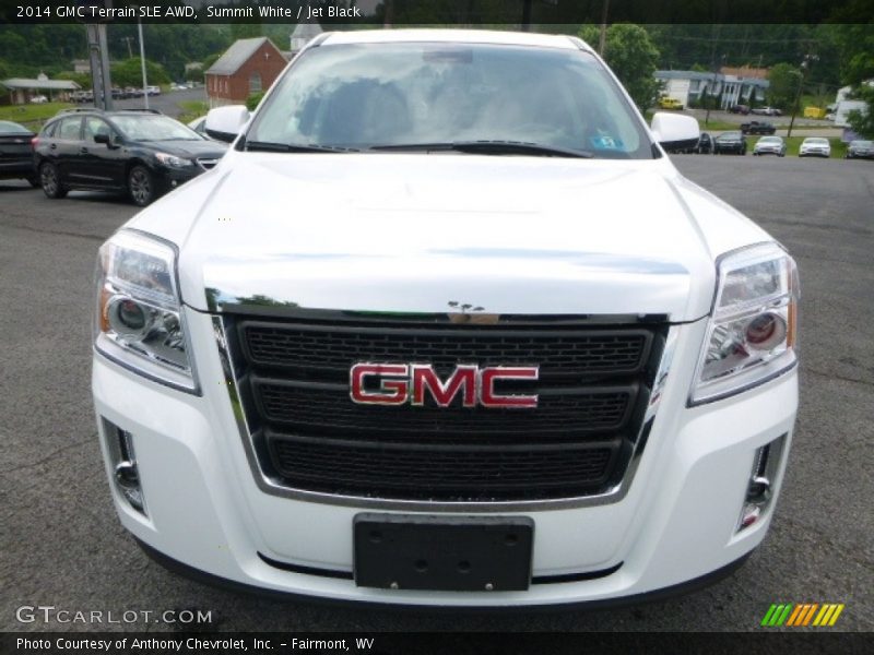 Summit White / Jet Black 2014 GMC Terrain SLE AWD