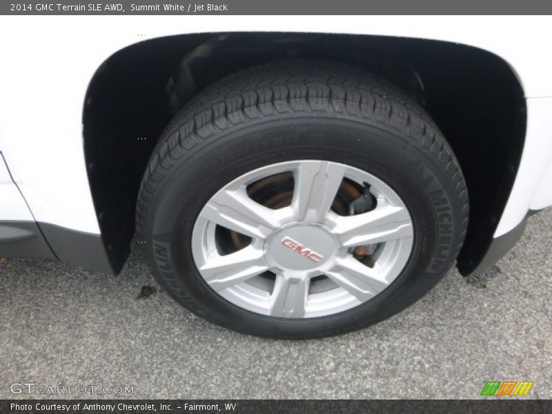 Summit White / Jet Black 2014 GMC Terrain SLE AWD